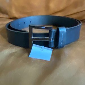 Calvin Klein Men's Black Synthetic Leather Belt Size L